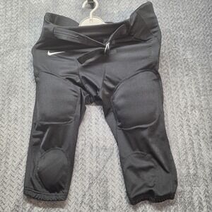 Nike Team Boys Football Girdle Compression Padded Pants Black XL